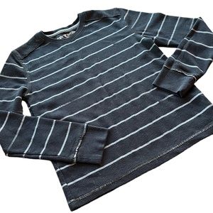 Epic Threads | Striped Thermal Long Sleeve Shirt sz S